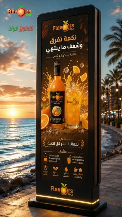نكهات غذائية -اصنص-امسيون-عكر-سيروب فلافورز غولد Flavors Gold 